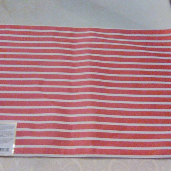 kate spade Dining New Kate Spade Ny Pinkwhite Placemat Poshmark